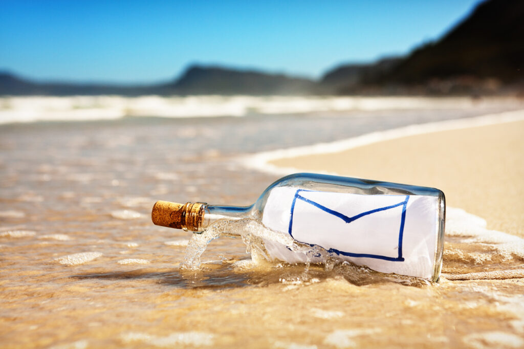 Email marketing in a bottle
