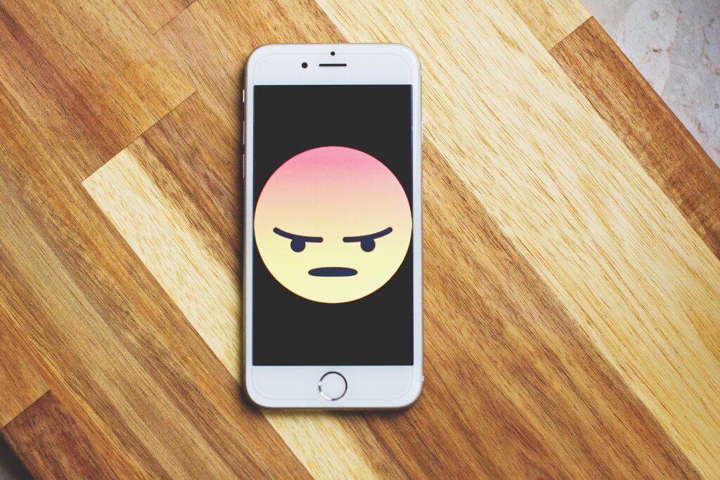 Angry customer phone app