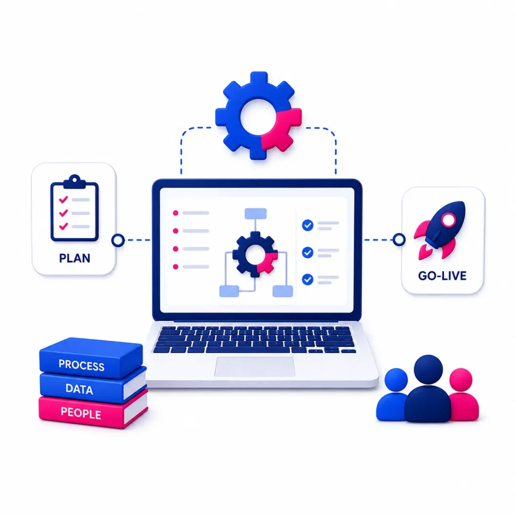 Technology implementation services for business systems