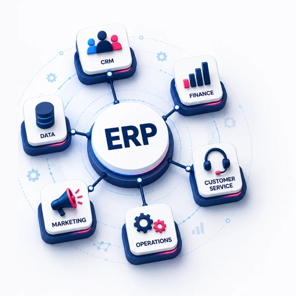 Connected ERP and business systems for efficient operations