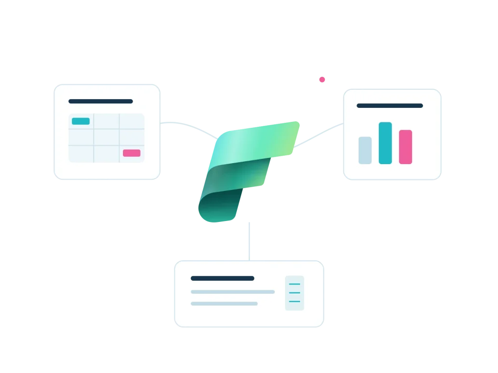 Microsoft Fabric connecting business data and analytics in a shared environment.